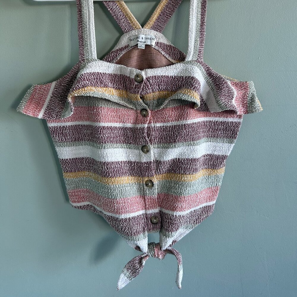 Texture & Thread for Madewell Tie Front Tank